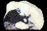 Cubic Fluorite Crystals with Barite and Sphalerite - Elmwood Mine #71945-3